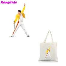 Ransitute R448 Фредди Меркурий печать Термотрансферная футболка джинсовая аппликация на одежду нашивка на рюкзак моющаяся теплопередача