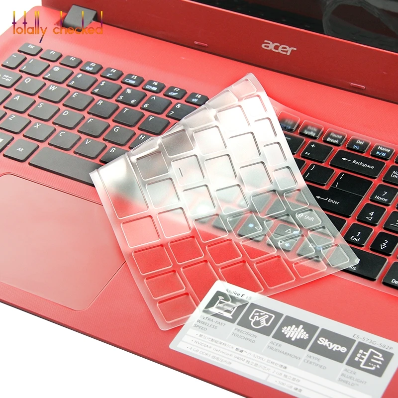 Защита для клавиатуры ноутбука Skin 15 6 ''Acer E5 573 552G 532 772 773G 752G 574G 575G чехол Ultra