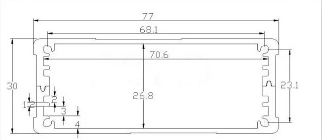 szomk aluminum box for electronic project aluminum extrusion case anodized aluminum enclosure case junction ox extruded aluminum project box   (4).jpg