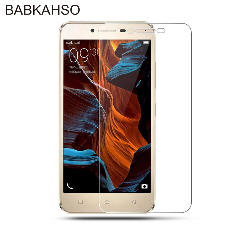 

0.26mm 9H Tempered Glass Film For Lenovo Vibe K5 Plus Screen Anti Shatter Front Protector Film For Lenovo K5 Plus