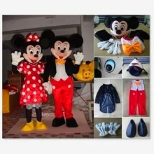 BING RUI CO Минни Маус костюм талисмана костюм Minnie для мыши костюм Минни Маус из 2 предметов