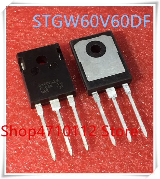 10PCS LOT STGW60V60DF GW60V60DF STGW60V60 IGBT 600V 80A 375W TO247 IC