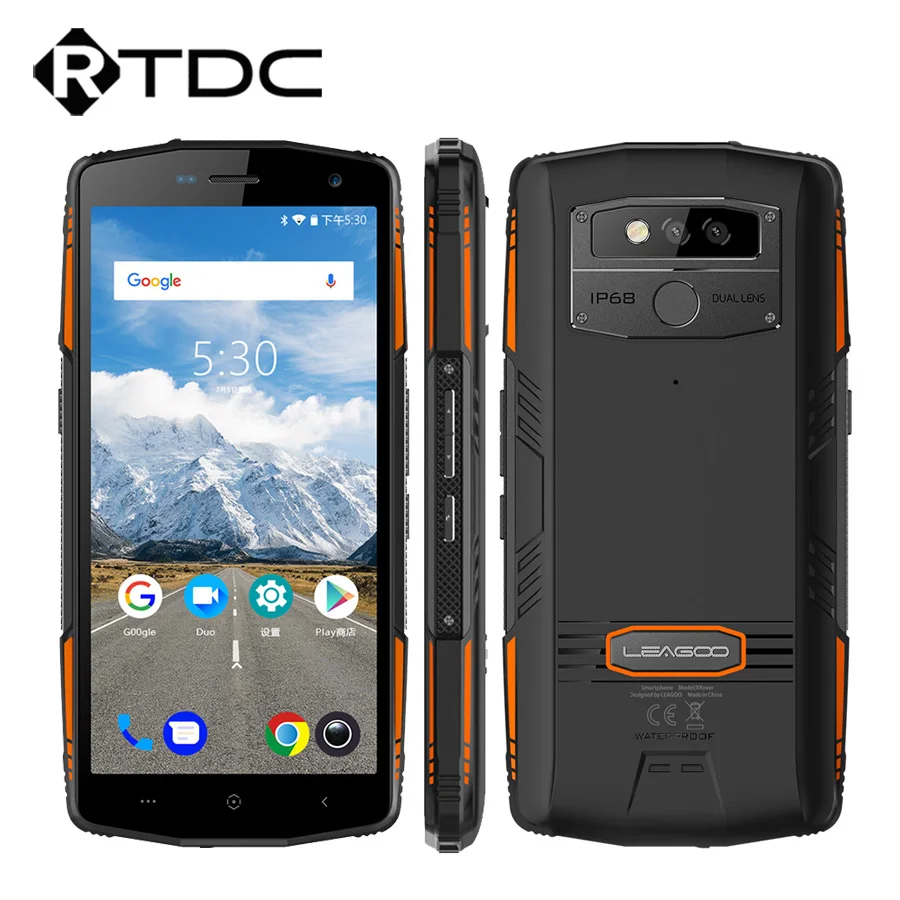 LEAGOO XRover Android 8.1 IP68 4G Mobile Phone Face
