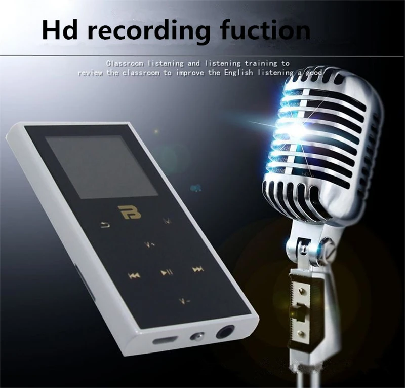 Высокое качество Hifi Спортивный Mp3 музыкальный плеер 4 ГБ/8 Гб Сенсорный экран неразрушительный плеер Поддержка FM Электронная книга Walkman MP3-плеер