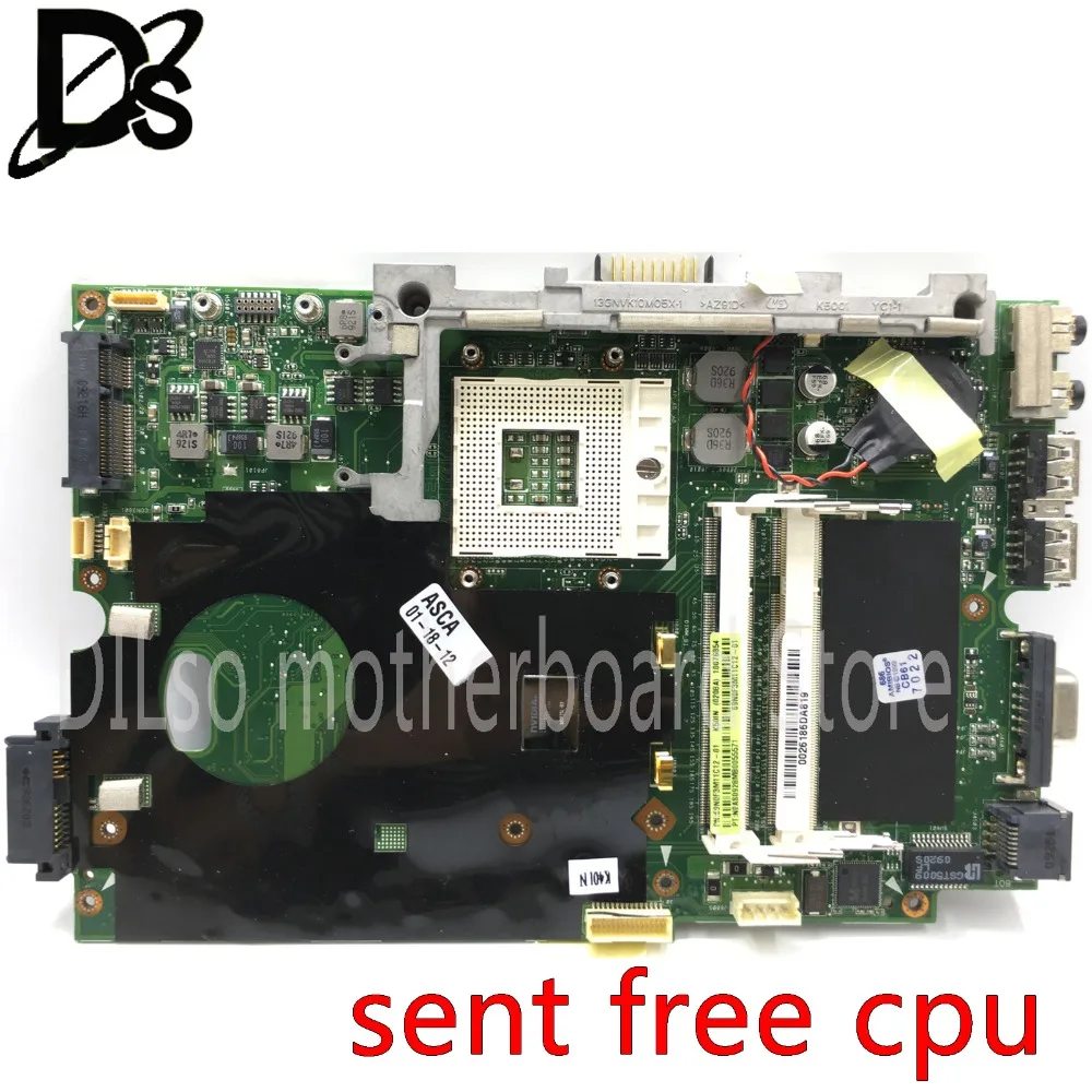 KEFU K40IN для ASUS K50IJ K40IJ K50IN K50AB K40AB материнская плата 15 6/14 дюймовая интегрированный