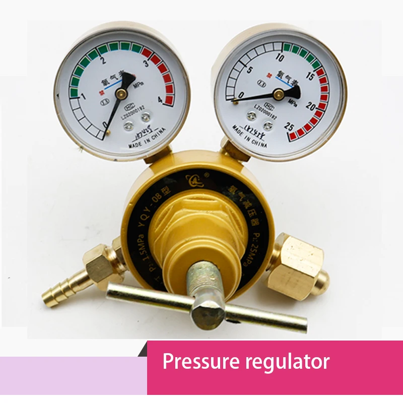 YF-CHEN Pressure Regulator Gauge 1 PC 20MPa Metal 1/2PT Male Thread Oxygen Pressure Control Valve Regulator Gauge Industrial YF-CHEN Pressure Regulator Gauge 1 PC 20MPa Metal 1/2PT Male Thread Oxygen Pressure Control Valve Regulator Gauge Industrial