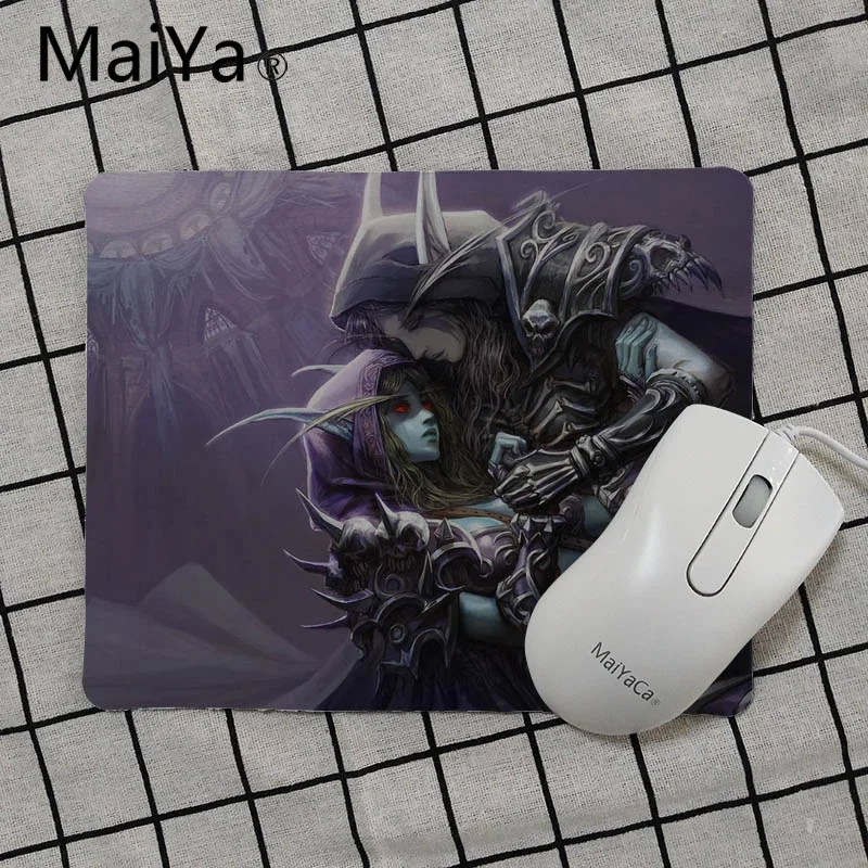 MaiyaBoy Подарочный коврик World of Warcraft для геймеров, скоростные мыши, розничная, маленький резиновый коврик для мыши,,, игровой коврик для мыши - Цвет: No Lock Edge25x29cm