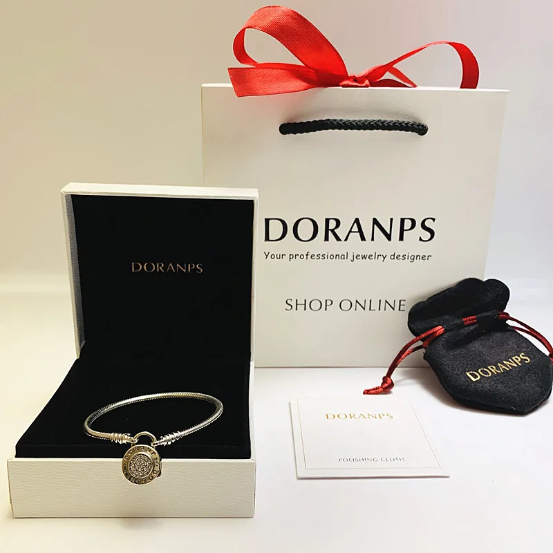 

2019 NEW Luxury Brand S925 silver pendant bracelet charms bangle bead jewlery gift for birthday,1pz