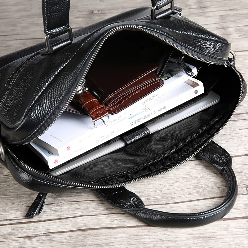 LUENSRO портфель из натуральной кожи, мужская сумка, деловая сумка, мужская сумка для ноутбука, сумки на плечо, тоут из натуральной кожи, мужской портфель