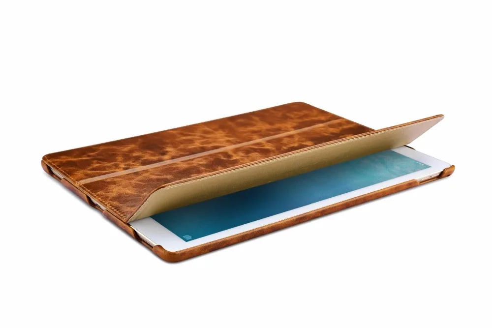 Чехол для iPad Pro 12,9 дюйма ретро из натуральной кожи флип-чехол для планшета для iPad Pro 12,9 дюймов Folio Magnet auto sleep