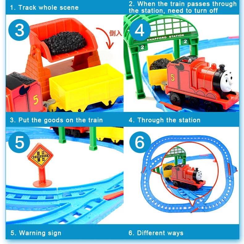 Thomas&Friends Train Toys Electric Series James and Percy Plastic Mini Railway Track Set Funny Accessories Thomas Train Toys