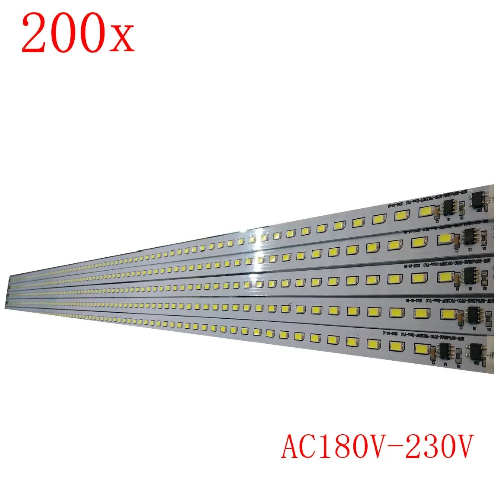 DHL 200 шт./лот 220 V/230 V 18~ 20 Вт 100 см 76 светодиодный 5630 светодиодный бар светильник коробка, белый/теплый белый светодиодный жесткой полосы