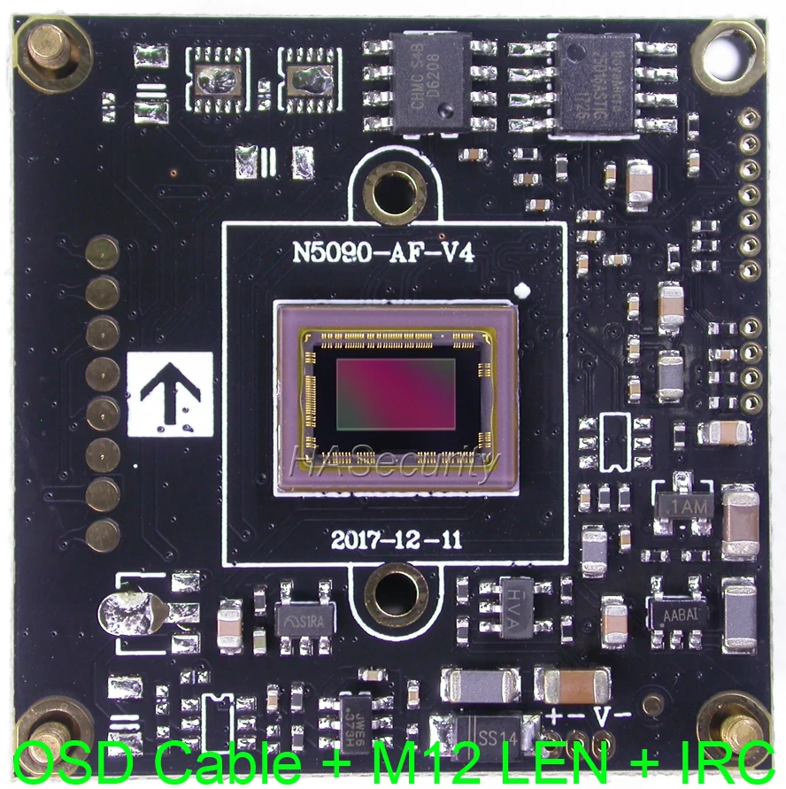 

HDR (WDR) AHD-H 1/2.8" STARVIS IMX327 CMOS image sensor + NVP2450 CCTV camera PCB board module +OSD cable +M12 LENs +IRC (UTC)