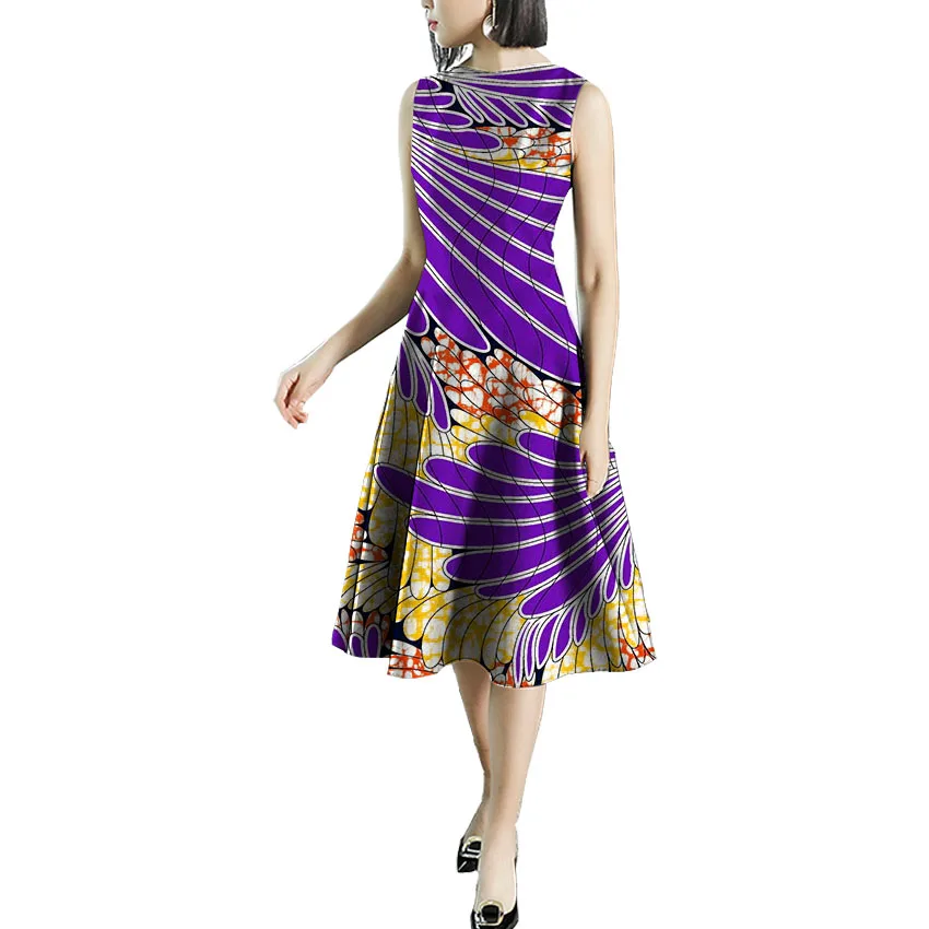 

New design Fashion Women Dress Feminino Vestidos Sleeveless African Dresses For Women Party Wear