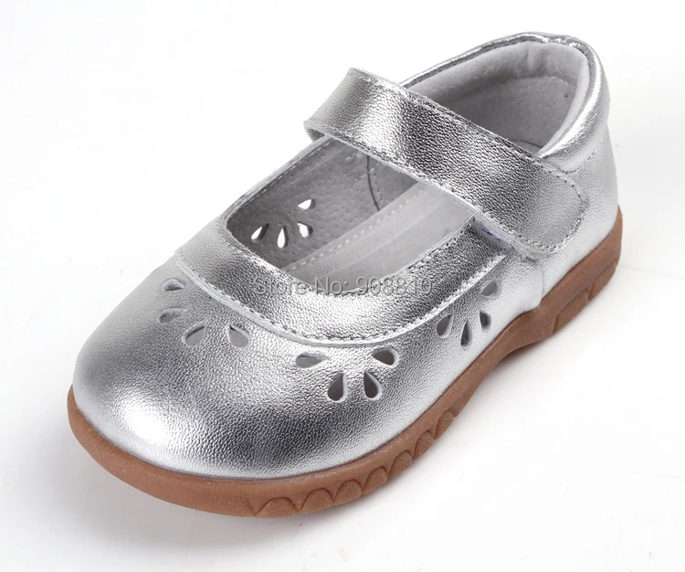 silver flower girl shoes