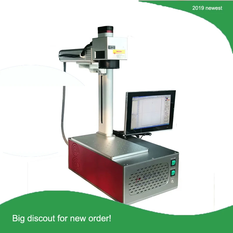 

Fiber Laser 20w 30w Laser engraving marking machine for stainless steel gold siliver copper iron carbon steel aluminum