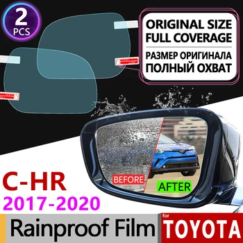 

for Toyota C-HR 2017 2018 2020 CHR C HR Full Cover Anti Fog Film Rearview Mirror Rainproof Anti-Fog Films Clean Car Accessories