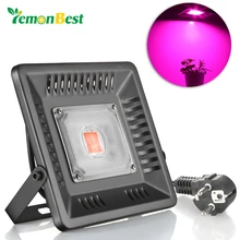 50 Вт светодиодный COB ультратонкий завода светать полный спектр завод Свет 300-830nm Водонепроницаемый 180 Поворот двойной использовать открытый и закрытый