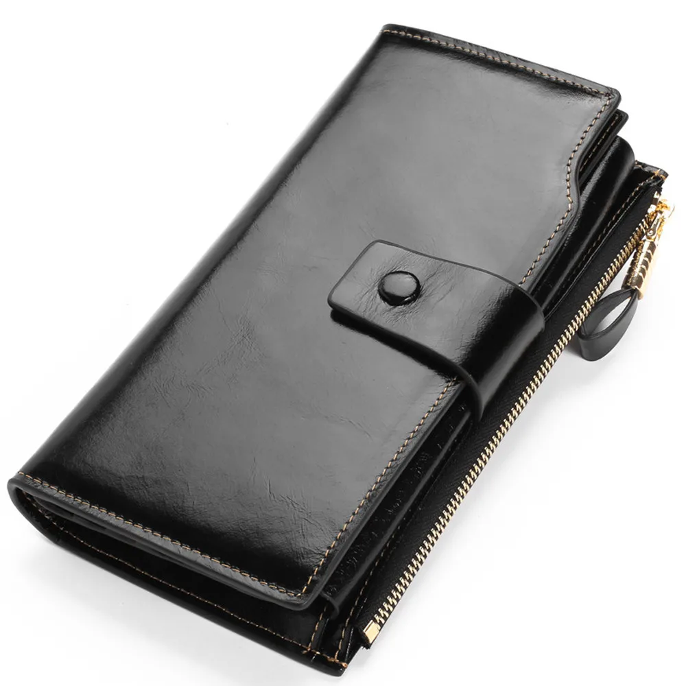 Женский кожаный бумажник, три сложения, кошельки для монет, держатель для кредитных карт, Карманный Кошелек для кредитных карт