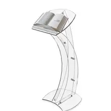 Изготовленный на заказ современный акриловый Подиум акриловый прозрачный трибуна акриловая Трибуна из акрила пулпита для офисной организации оргстекло