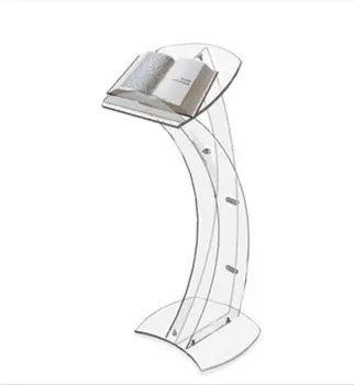 شراءمخصص أكريليك حديث المنصة الاكريليك واضحة المنبر الاكريليك منبر الاكريليك المنبر ل مكتب منظمة شبكي