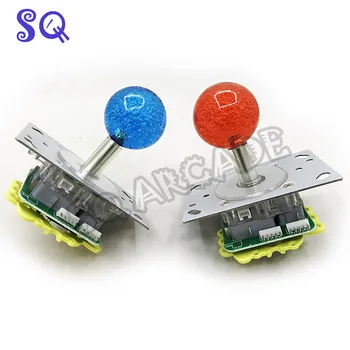 

red/blue 12V 40cm top crystal ball illuminated joystick copy SANWA 5 Pin stick Arcade joystick