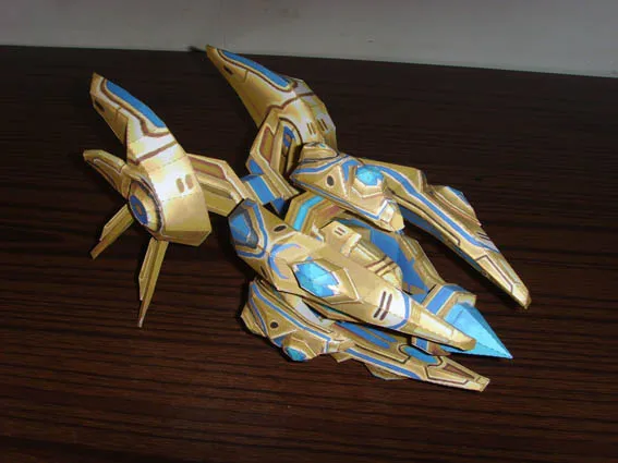 Звезда Protoss Netherworld 3D бумажная модель ручной DIY игрушки