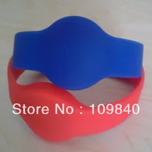 125 кГц силиконовый браслет бирка, Tk4100 браслет только для чтения, близость rfid силиконовый водонепроницаемые браслеты 100 шт./партия