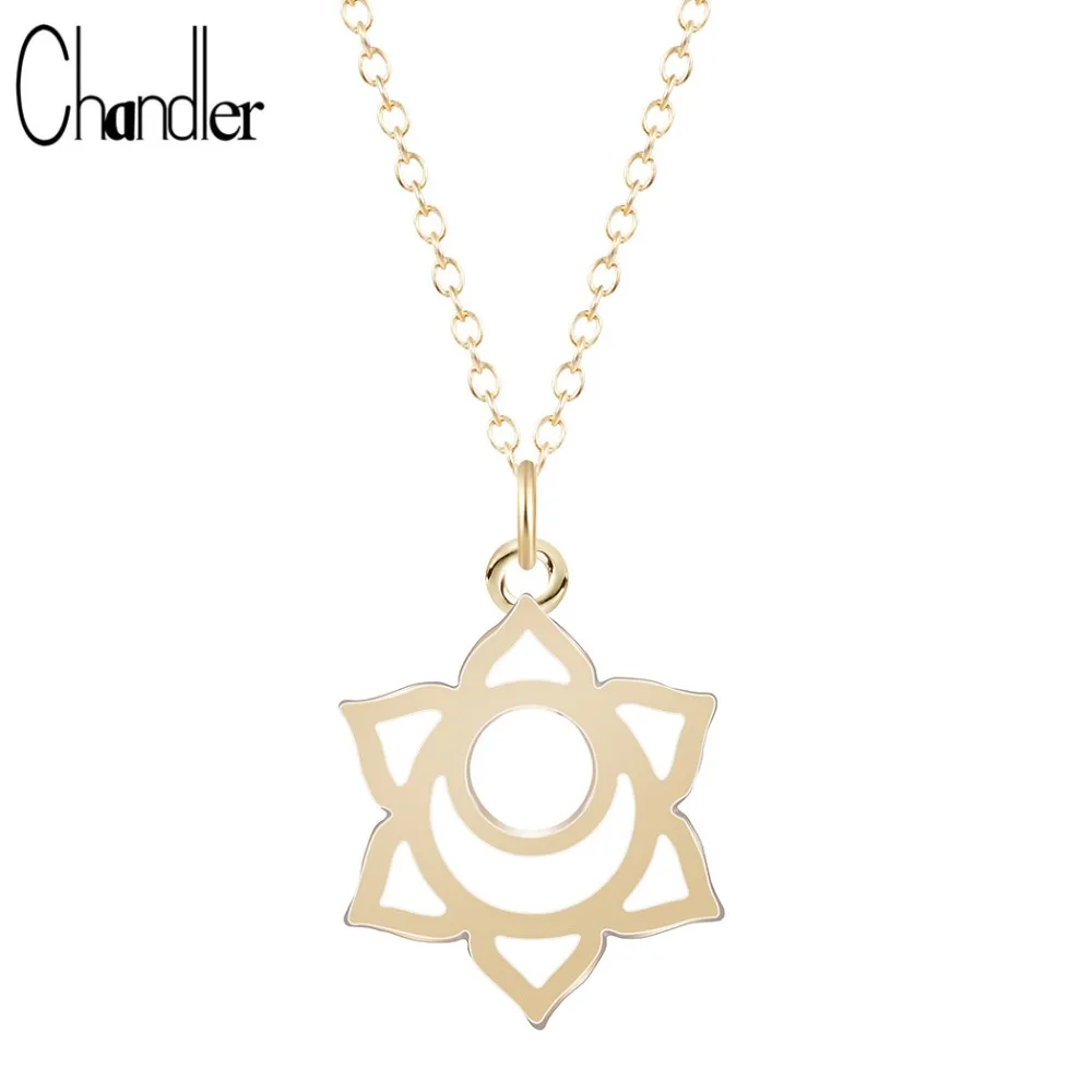 Chandler Arrival Zinc Alloy David Star Pendant Necklace Silver Plated Long Chain Charm Torque Fashion Jewelry For Women Girls