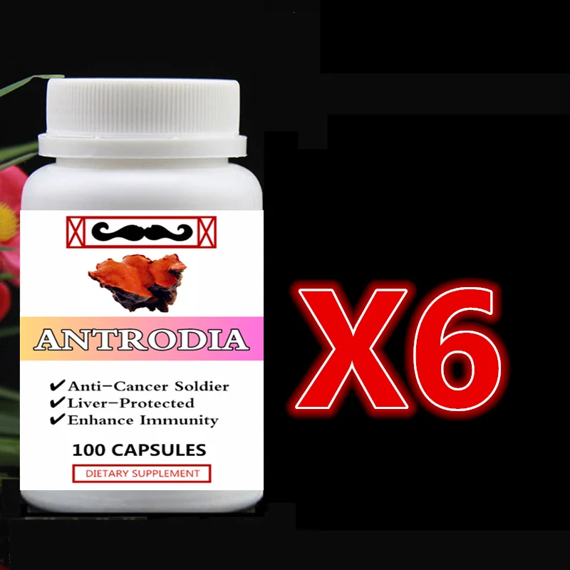 

6 bottle 600pcs,Best Anti-Cancer Soldier,Pure Origin Antrodia Camphorata Extract,Liver-Protected Enhance Immunity Detoxification