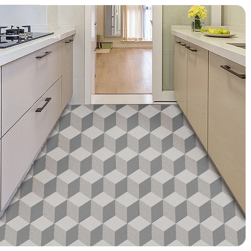 

3d vivid Self adhesive Waterproof Non-slip Wall Art Kitchen Furniture Tile floor Sticker Wall Decal Bedroom Decoration Mural