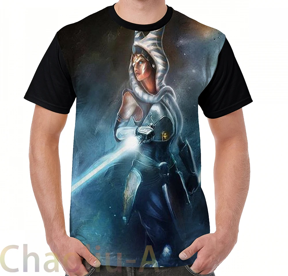 

Ahsoka Tano fulcrum T-Shirt men funny printed t shirt women tops tees Short Sleeve Casual tshirts