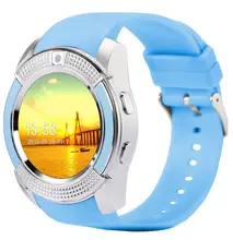 V8 Smart Uhr Bluetooth Uhren Android mit 0,3 Mt Kamera MTK6261D Smartwatch Für Android Phone Micro Sim Unterstützung Koreanische Dutch