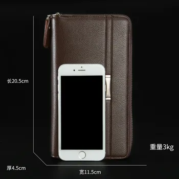 

Zip Around Wallet Wholesale Price Classical Long Style Quality Bank Card Sets Men's Multi Bits Credit Card Holder Large Capacity