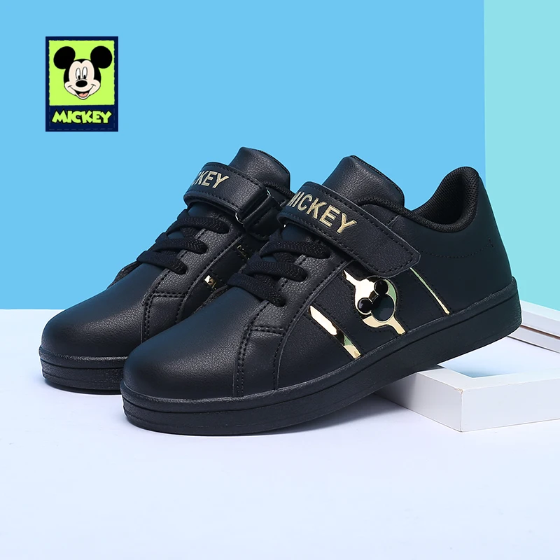 

Disney children's casual shoes Mickey spring autumn boys girls shoes Anti kick breathable sneaker shoes for kids size 31-37