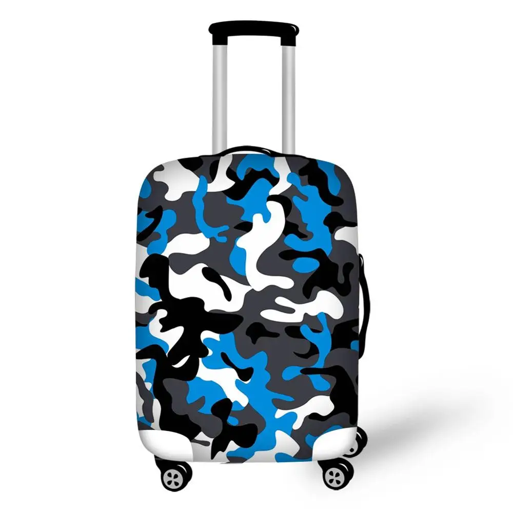 Красочные проверенные дизайнерские чехлы для багажа с принтом, высокоэластичные тканевые Чехлы, Защитные чехлы для чемоданов, аксессуары для путешествий - Цвет: 6