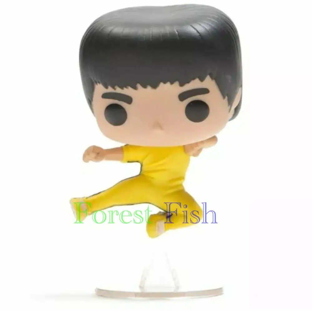 

POPPEN Bruce Lee flying kick,yellow suit bait exclusive #592,Action Figures Collection Model toys