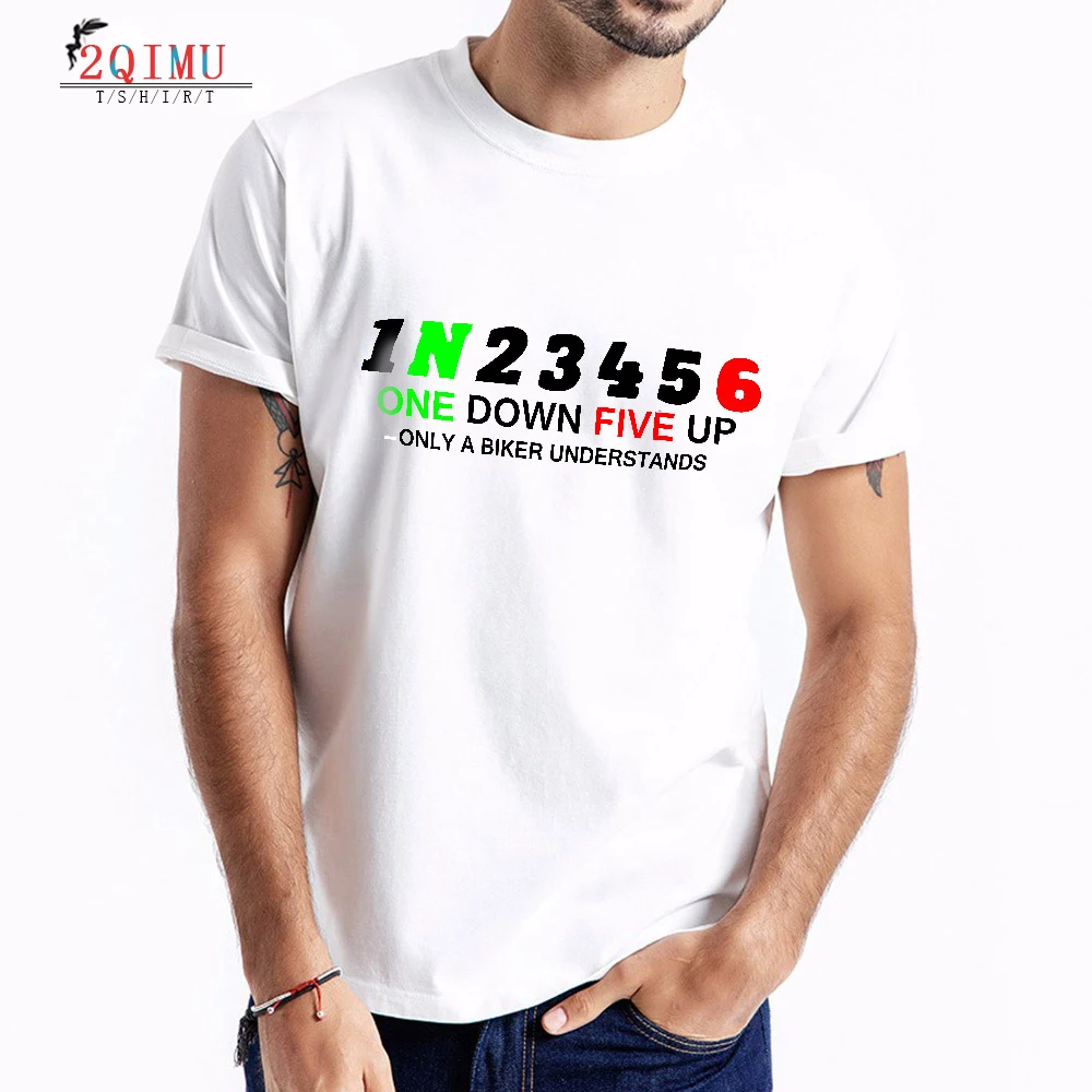 

2QIMU Mens Letter Print T-Shirts 2019 Summer Sports Street Style Top Tees Mens Short Sleeve Casual O-Neck Cotton Fitness T-Shirt