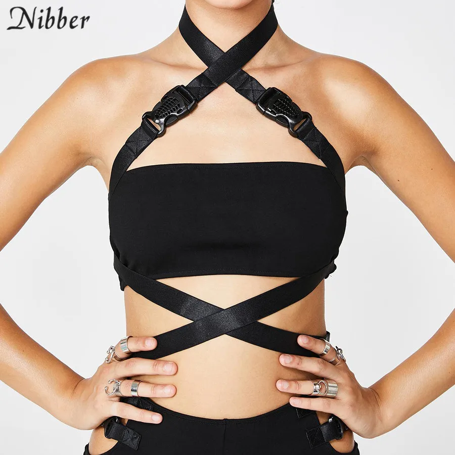 Nibber 2019 модные панковские повседневные укороченные топы Женский камзол уличная