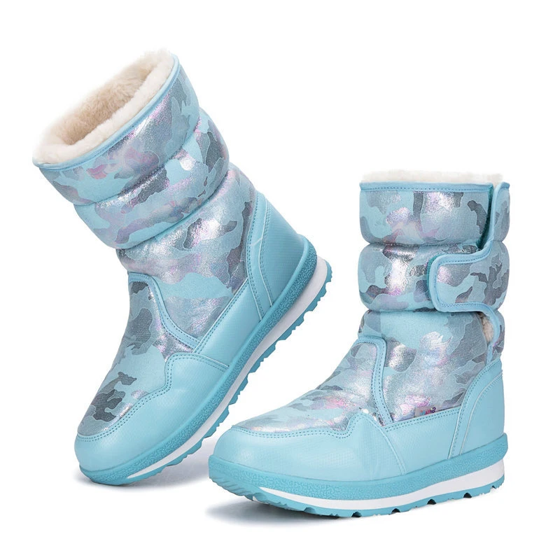 2019 NEW 30 Degree Winter Outdoor Warm Shoes Kids Waterproof Non slip