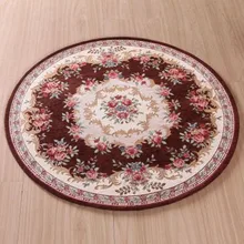 Круглый ковры цветочный пол коврики Нескользящие S чайного стола европейский стиль S для гостиная