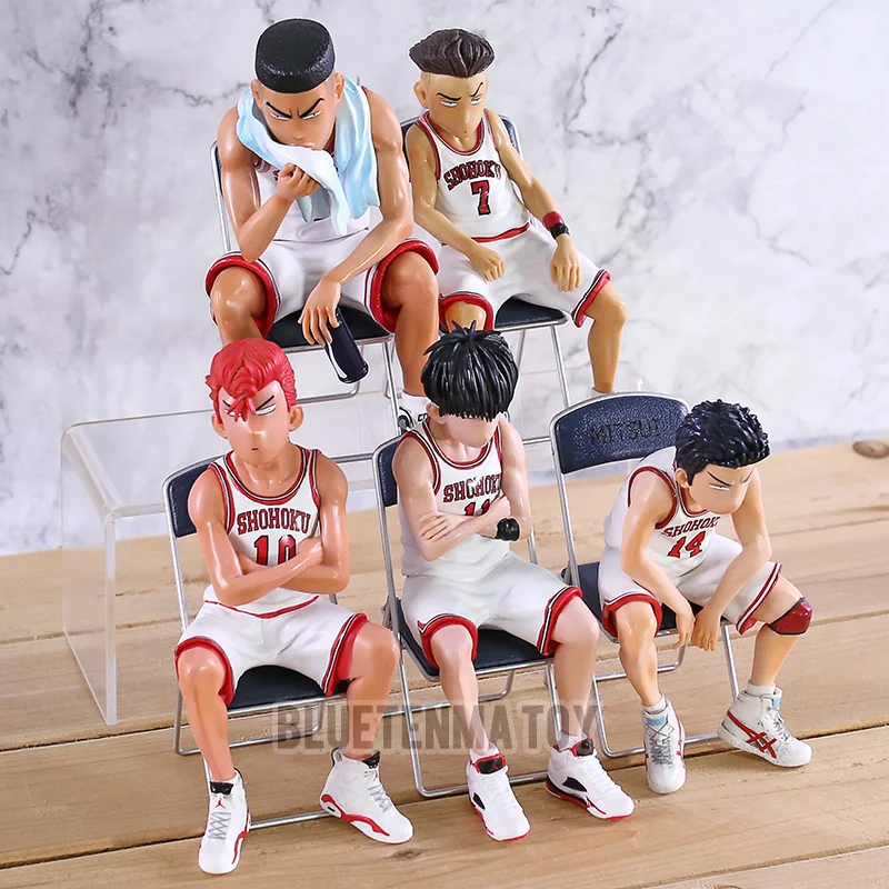 Slam Dunk Shohoku статуя на скамейке Hanamichi Sakuragi Rukawa Kaede Mitsui Hisashi фигурка модель