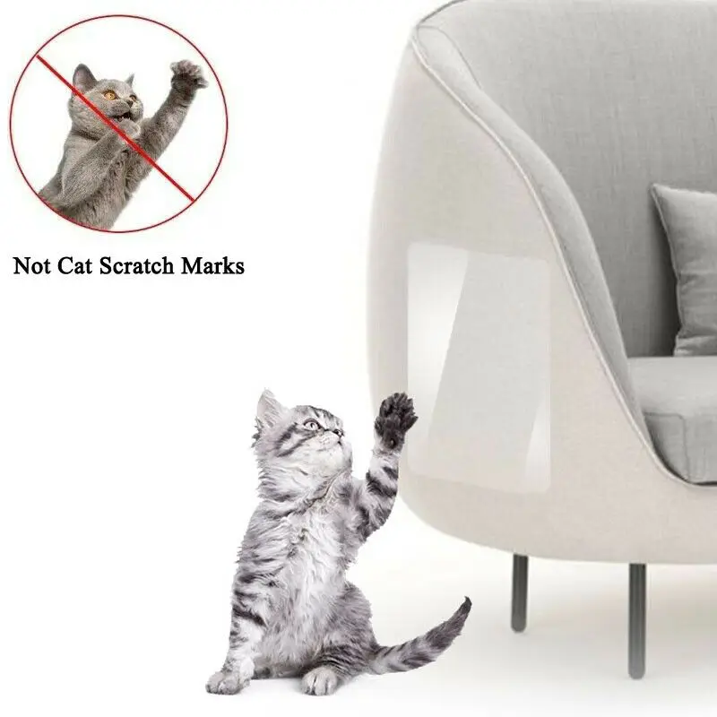 

2Pcs Pet Cat Sofa Anti- scratch Stickers Anti Scratching Claw Protector Guard Mat Sofa Wall Furniture Pads