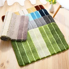 Яркие полосы коврики Super Soft декоративный ковер для Гостиная Кухня Ванная комната водопоглощение Противоскользящие коврики