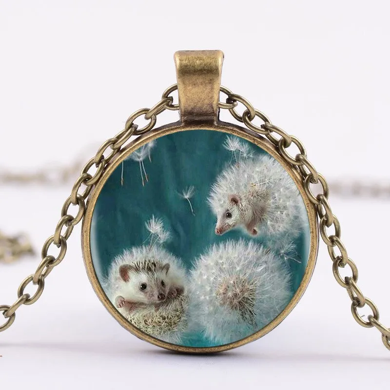 

3 color promotion! High quality 2018 new fashion cute cartoon photo pendant crystal necklace