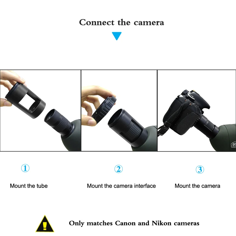 20-60x60 HD Spotting Scope Zoom Telescope with 45-Degree Angled RL38-0008-20