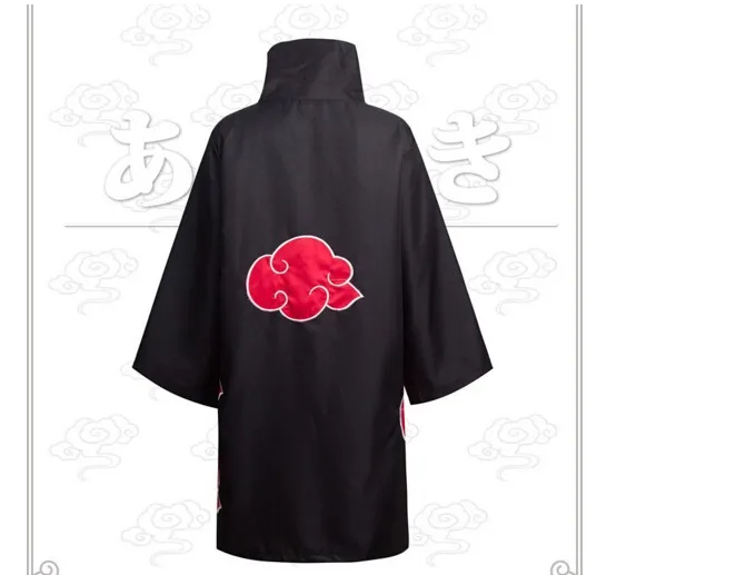 Cosplay&ware Anime Naruto Akatsuki Uchiha Itachi Cosplay Halloween Christmas Party Costume Cloak Cape -Outlet Maid Outfit Store