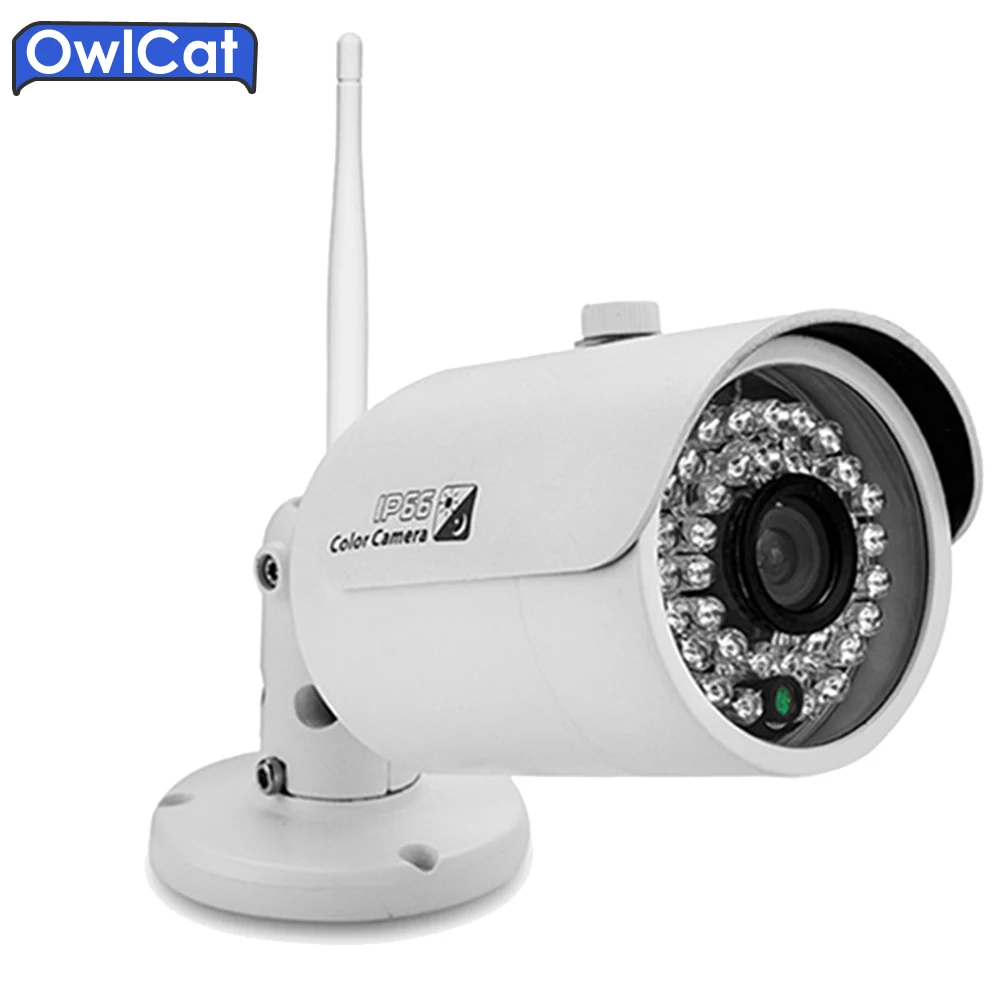 

Owlcat FULL HD 1080P Wireless Wifi IP Camera IR Night Vision Surveillance CCTV Outdoor Network P2P ONVIF2.0 Remote View H.264
