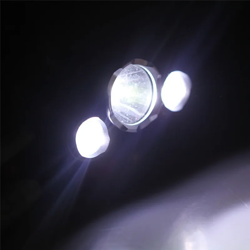 RJ3000 3LED фара из алюминиевого сплава с бликами зарядная фара T6 три фары авиационные светильники охотничий велосипед Кемпинг Фонарь luz