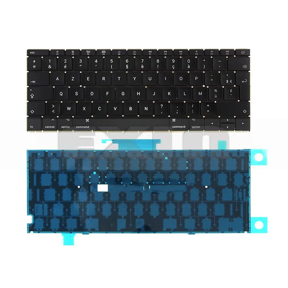 2016 2017 A1534 Французская клавиатура AZERTY для MacBook Retina 12 дюймов FR с подсветкой MLHA2 MLHC2